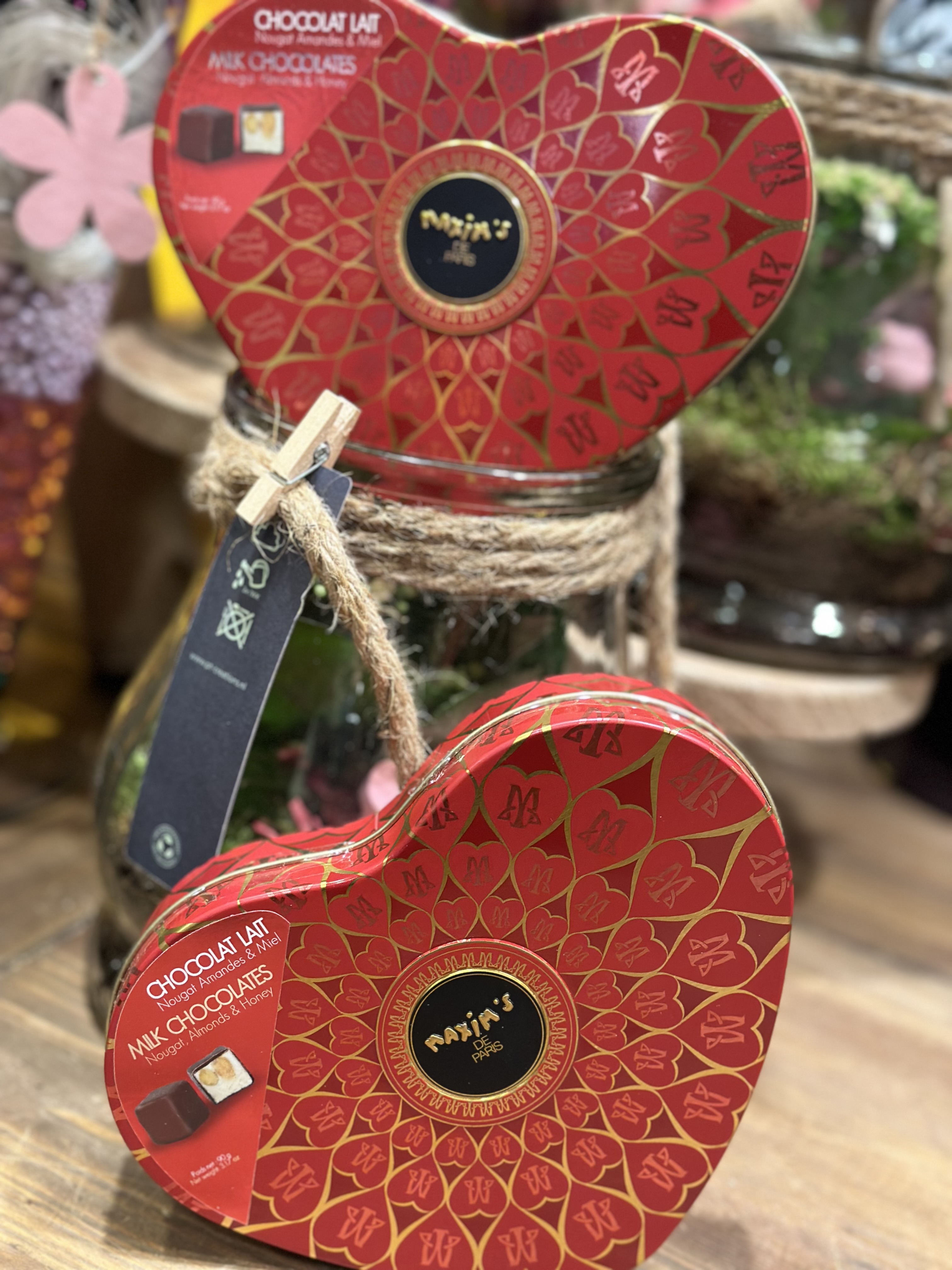 chocolats saint valentin coeur