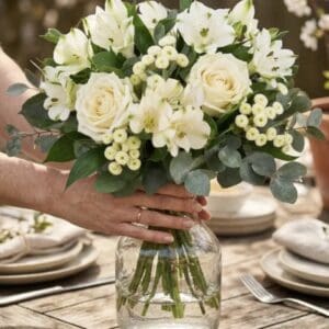 bouquet blanc livraison gratuite
